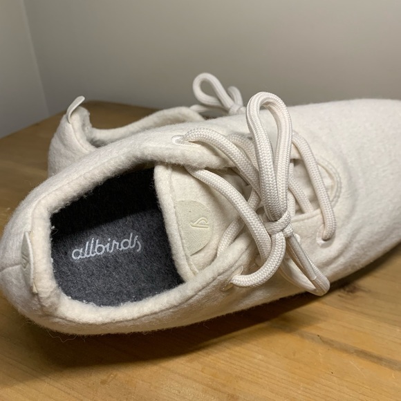 Womens Size 8 Allbirds Wool Runners in Natural White - Picture 3 of 6
